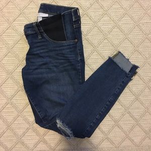 Distressed Maternity Jeans